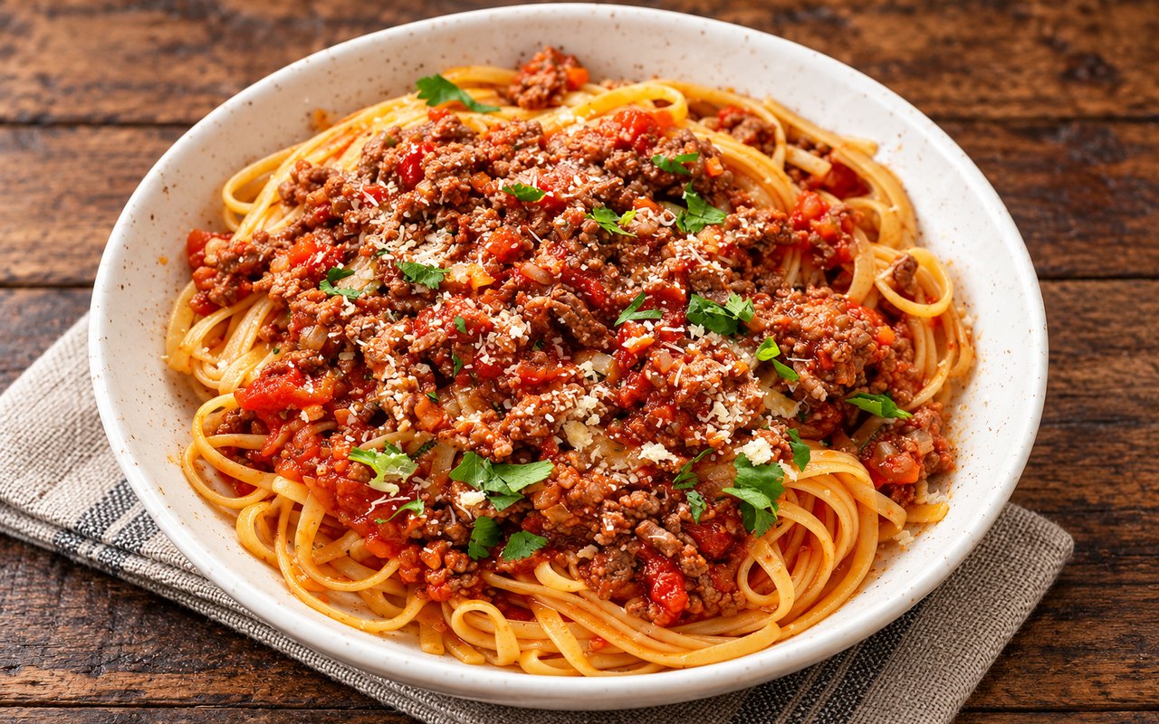 Macarrão à bolonhesa