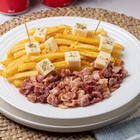 Batata Frita com Bacon e Mussarela